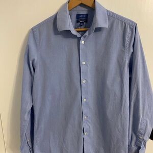 Apt. 9 Blue Casual Button Down Shirt